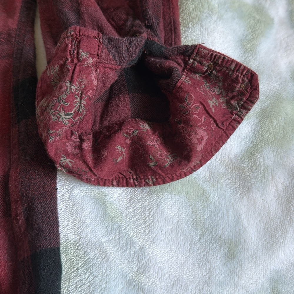 Sonoma Red and Black Button Down Shirt - Picture 2 of 5